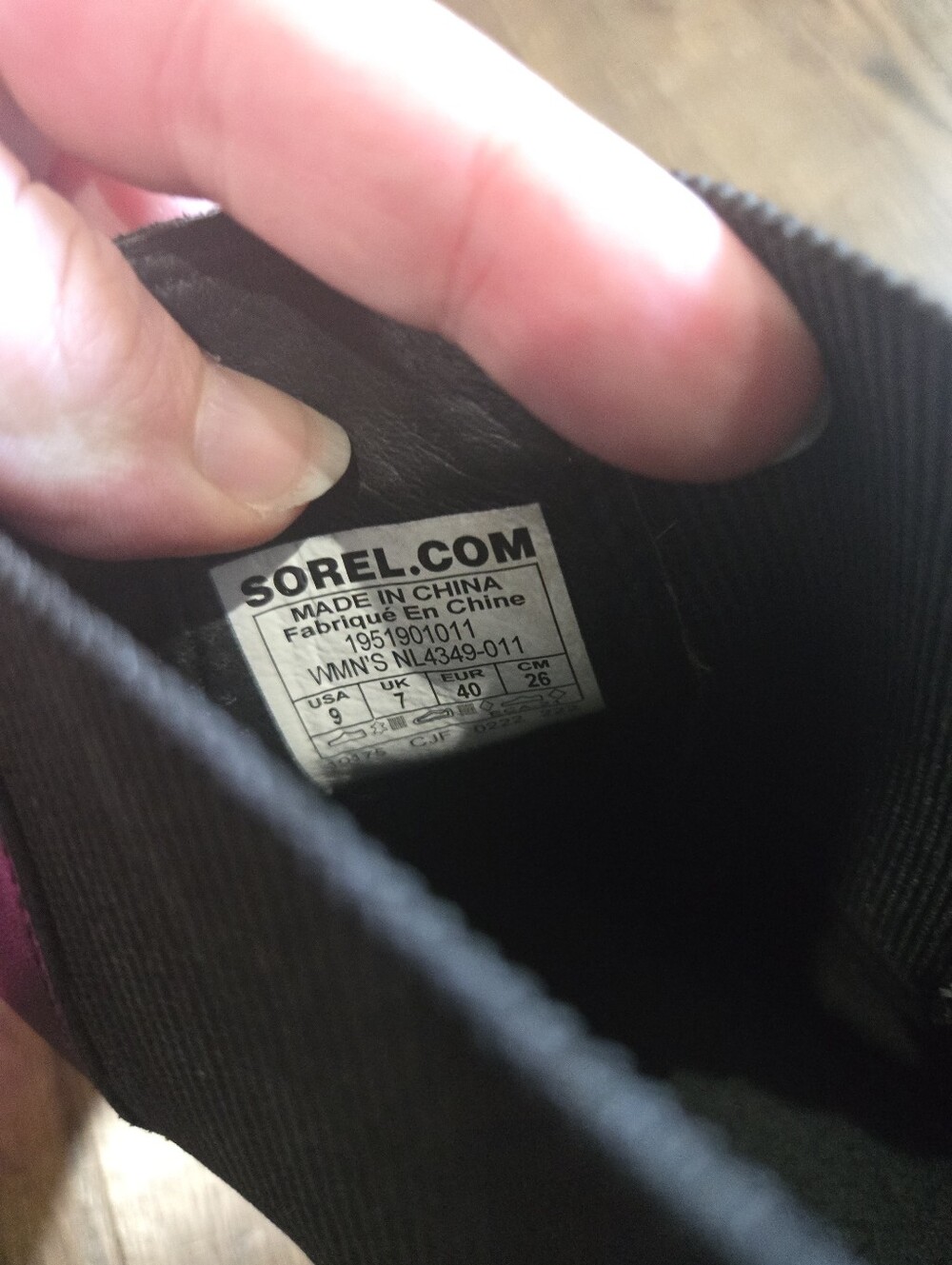 Sorel Brex Heel Platform Chelsea Bootie Black And Pink Size 9 - Picture 8 of 10